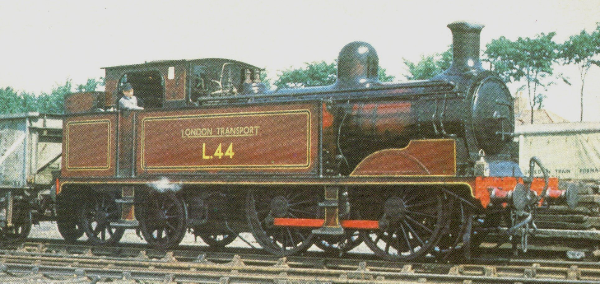 London Transport Steam Locomotive L44 at Neasden